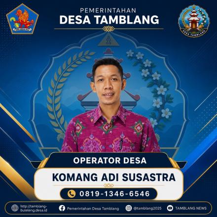 Staff Oprator Desa Tamblang